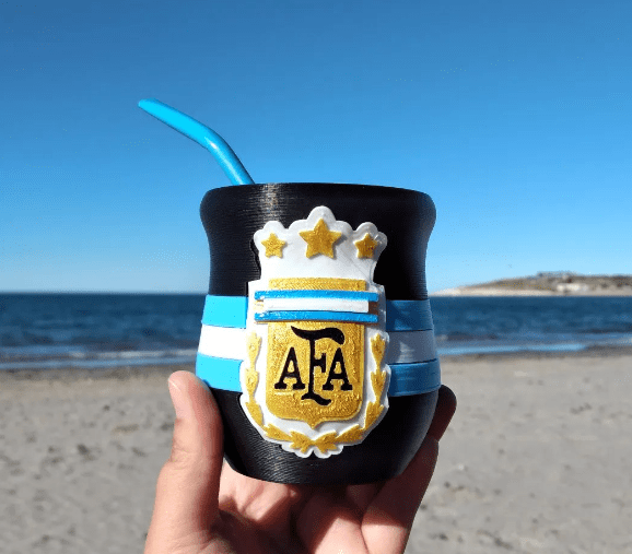 Mate de la seleccion argentina en Impresion 3D